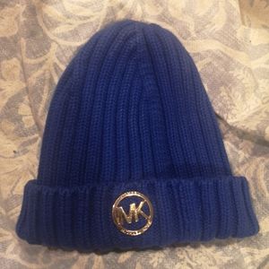 Micheal Kors Blue Toque Winter Hat
